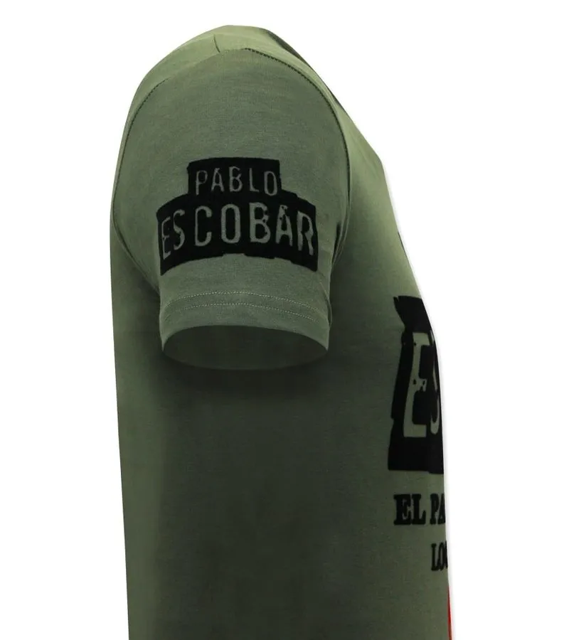 EL  PATRON CAMISETAS HOMBRE  VERDE